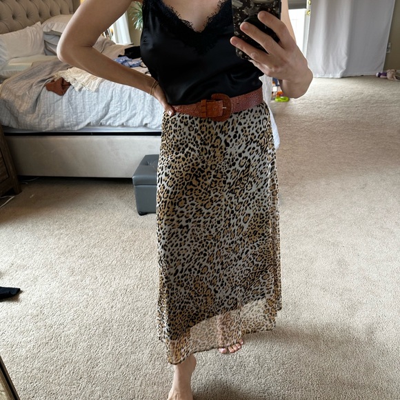 Leopard midi skirt - Picture 2 of 2